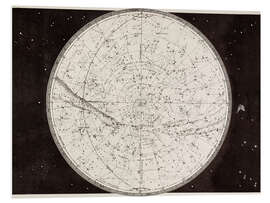 Foam board print Map Of The Northern Heavens