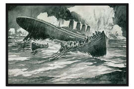 Gerahmter Kunstdruck RMS Titanic