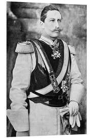 Foam board print Kaiser Wilhelm II