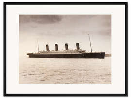 Gerahmter Kunstdruck RMS Titanic
