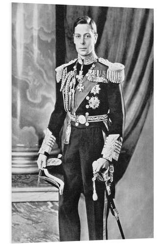 Tableau en PVC George VI