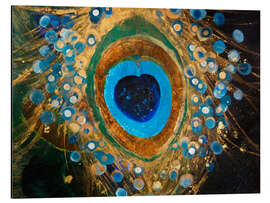 Magnettafel Pfauenfeder