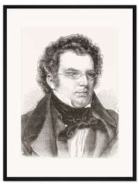Gerahmter Kunstdruck Franz Peter Schubert