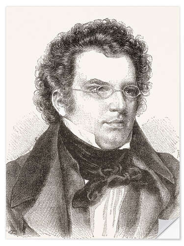 Sticker mural Franz Schubert