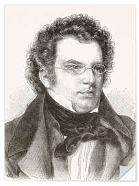 Naklejka na ścianę Franz Peter Schubert