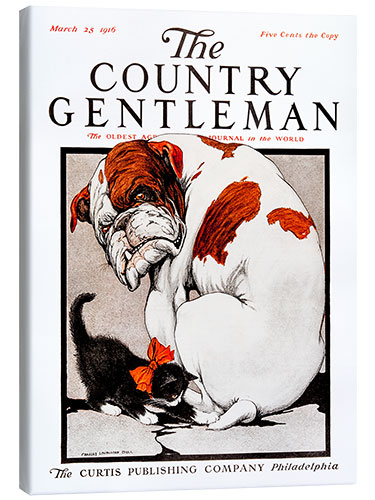 Canvas print Country Gentleman (Bulldog)