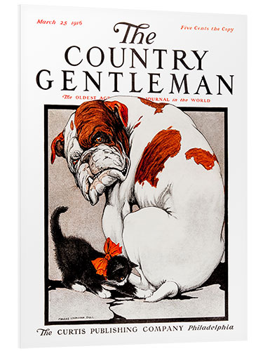 Tableau en PVC Country Gentleman (Bulldog)