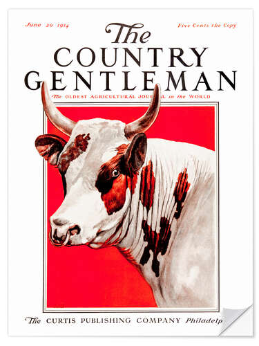 Wall sticker Country Gentleman (Cow)