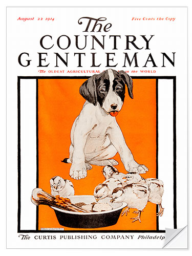 Sticker mural Country Gentleman (dogs)