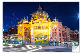 Wall sticker Flinders street railway station, Melbourne, Australia