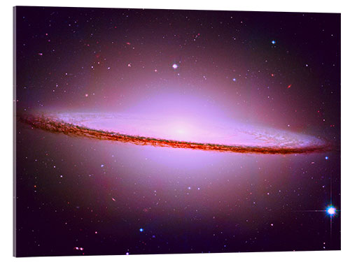 Stampa su vetro acrilico The Sombrero Galaxy M104