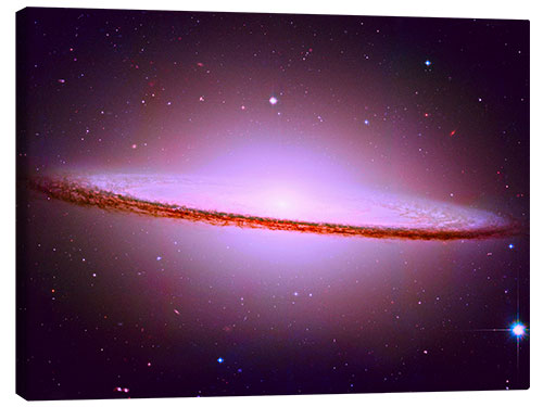 Canvas print The Sombrero Galaxy M104