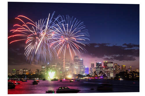 Tableau en PVC Réveillon du Nouvel An à Sydney