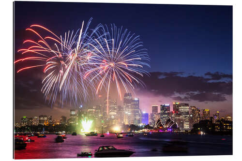 Cuadro de plexi-alu New Year's Eve in Sydney