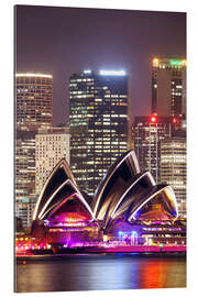 Gallery print Sydney Opera house at night