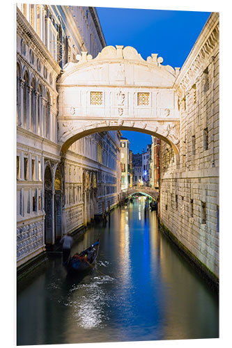 Foam board print Bridge of Sighs, Venice