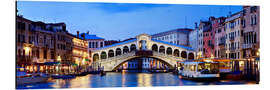 Aluminium print Rialto Panorama, Venice