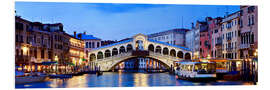 Foam board print Rialto Panorama, Venice