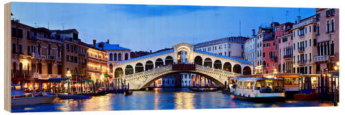 Quadro de madeira Rialto Panorama, Venice