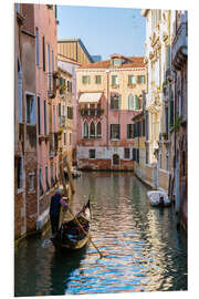 Obraz na PCV Gondolier in Venice