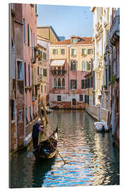 Gallery Print Gondolier in Venedig