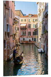 Magnettafel Gondolier in Venedig