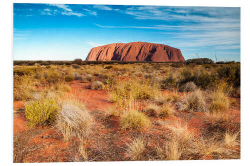 Tableau en PVC Ayers Rock en soirée