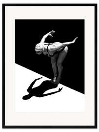 Impression artistique encadrée Le saut I