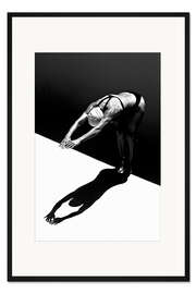 Gerahmter Kunstdruck Der Sprung II