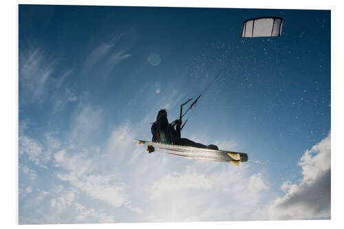 Foam board print Kitesurfing