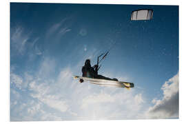 Foam board print Kitesurfing