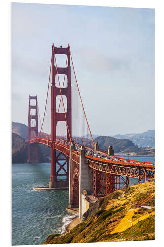 Foam board print Golden Gate Bridge in San Francisco