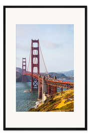 Gerahmter Kunstdruck Golden Gate Bridge in San Francisco