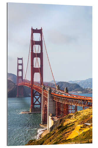 Tableau en plexi-alu Golden Gate Bridge à San Francisco