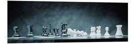 Foam board print A Chess Game