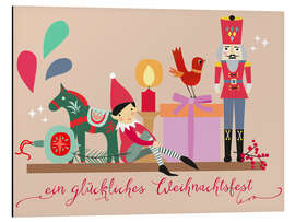 Magnettafel Ein glückliches Weihnachtsfest