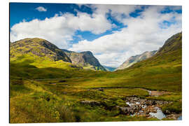 Aluminium print Glen Coe , Scotland