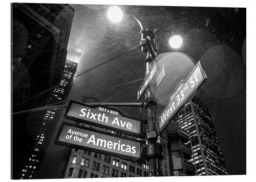 Galleriataulu Rainy Night in New York City