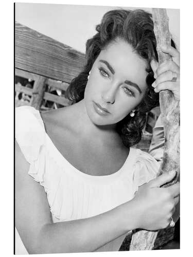 Aluminium print Elizabeth Taylor in "Giant"