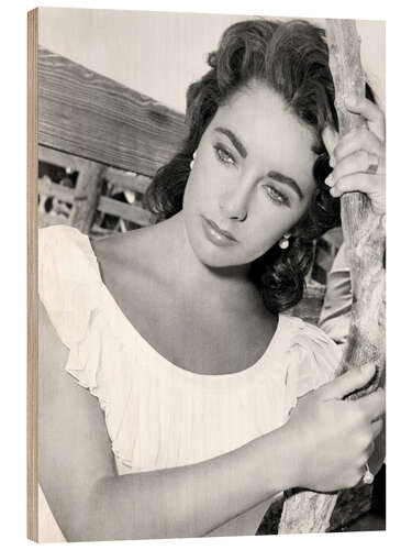 Puutaulu Elizabeth Taylor in "Giant"