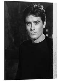 Magnettafel Alain Delon - The Yellow Rolls-Royce