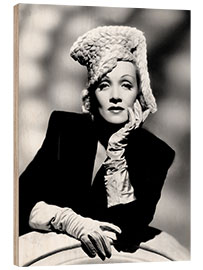 Trätavla Marlene Dietrich - Pittsburgh