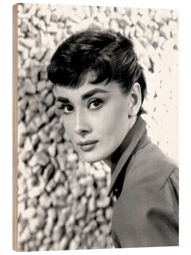 Cuadro de madera Audrey Hepburn Portrait I