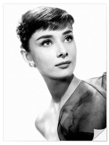 Sticker mural Audrey Hepburn en Ondine