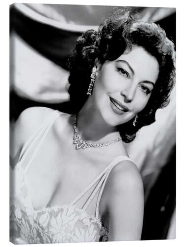 Canvas print Ava Gardner Portrait