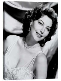 Canvas print Ava Gardner Portrait