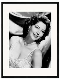 Gerahmter Kunstdruck Ava Gardner Portrait