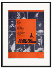 Gerahmter Kunstdruck The Concert for Bangladesh