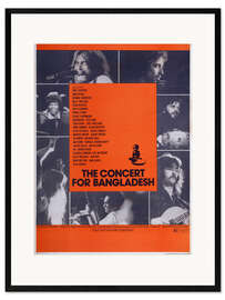 Ingelijste kunstdruk The Concert for Bangladesh