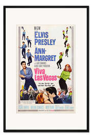 Gerahmter Kunstdruck Elvis - Viva Las Vegas
